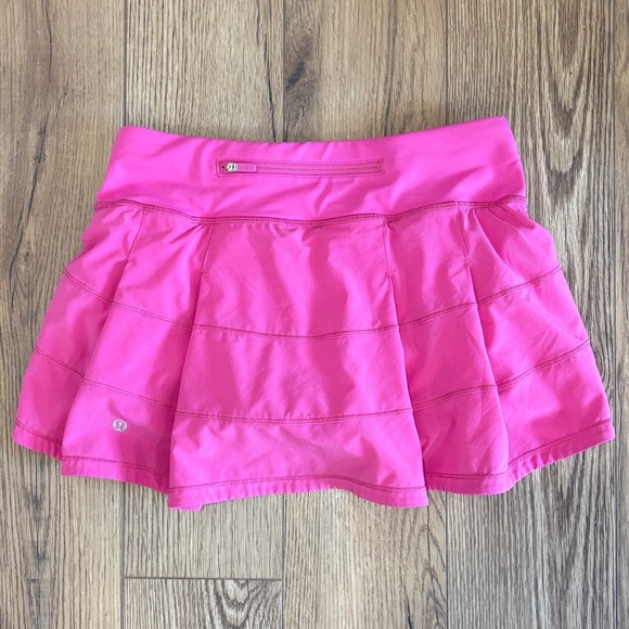 lululemon athletica Pants - Lululemon Pace Rival Skort Skirt In Sonic Pink Size 4